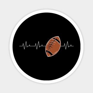 Football Heartbeat Magnet